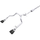 AWE Tuning 4th Gen GM 1500 5.3L 0FG Catback Split Rear Exit (w/Bumper Cutouts) - Quad Diamond Tips - 3015-43202