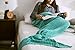 Rongbenyuan Mermaid Tail Blanket Crochet and Mermaid Blanket for Adult,Summer Super Soft Sleeping Bags, 71