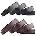 Men's Leather Ratchet Belt Multiple Colour Without Buckle (Suitable for 20