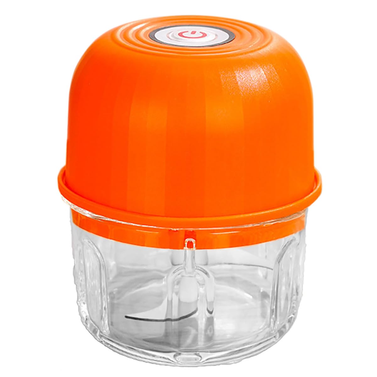 Photo 1 of ?260ML Electric Meat Grinder & Food Chopper, USB Rechargeable Multifunctional Kitchen Processor for Baby Food, Onion, Ginger, Garlic, Chili - 40W Quiet Motor, Dishwasher-Safe with 260ml Glass Bowl