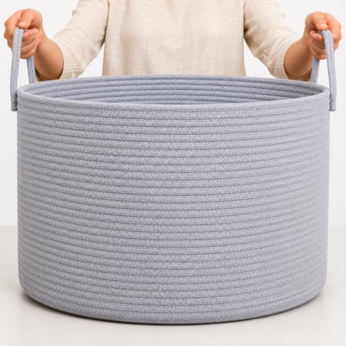 OrganiHaus Cotton Rope Storage Basket