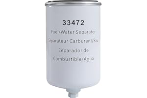 STZJAYE Fuel Water Separator 33472, Fuel Water Separators Heavy Duty Spin On Water Fuel Separator，Pack of 1