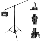 SmallRig Aluminum Light Stand 110"/9.2ft/280cm, Adjustable Photography Air-Cushioned Tripod Stand with 1/4" Screw for Softbox