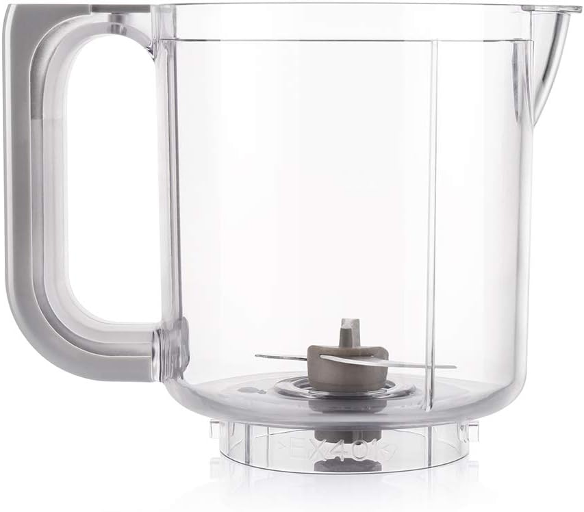 QOOC 4-in-1 Mini Baby Food Maker Mixing Jug (Not Included Blade Set)