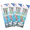 Value-Sport-4-Pcs-Fishing-Sabiki-Baits-Rigs-Snelled-Hooks-Octopus-with-Hair-Skirted-Lures