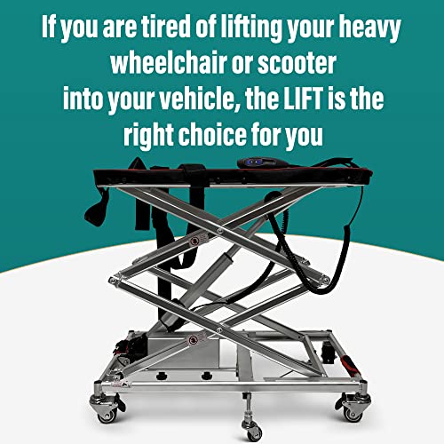 MALISA Wheelchair Lift for Car, Portable Scooter Wheel Chair Lift