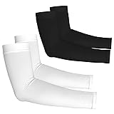 YESLIFE 2 Pairs UV Sun Protection Arm Sleeves for
