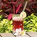 Glass Drinking Straws Set of 4 Straight 9 inches x 10 mm Reusable Healthy Eco Friendly BPA Free Cleaning Brush Included