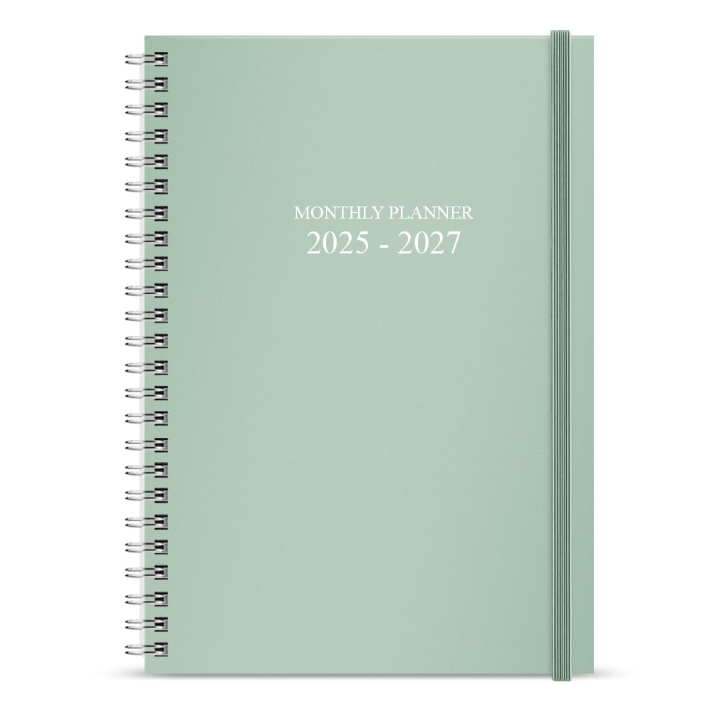 Photo 1 of Monthly Planner 2025-2027 - Planner Runs July 2025 to June 2027, 7" x 10", 2 Year Monthly Planner, Four Pages Per Month, Flexible Cover with Twin-Wire Binding, 2025-2027 Monthly Planners
