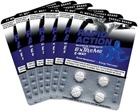 EXTREME by Rapid Action Energy Pills, Metabolism Booster, Fat Burning Supplement, Caffeine Pills - Energy Supplement-Increase Focus-Stay Awake Supplement