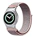for Gear S2 Band, Fintie Nylon Sport Loop Replacement Strap Bands with Adjustable Closure for Samsung Gear S2 SM-R720 / SM-R730 Smart Watch - Pink Sand