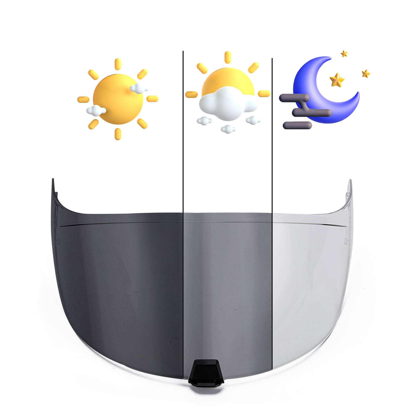 Photo 1 of PSLER Helmet Visor for R420 - R420 Helmet Visor Helmet Face Shield Helmet Accessories Replacement for R420,Photochromic