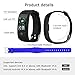 QWMoonRu Upgrade Fitness Tracker with Heart Rate Blood Pressure Blood Oxygen Monitor for Women, Men and Kids, Waterproof Activity Tracker with Pedometer Watch and Sleep Monitor