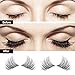 Magnetic False Eyelashes, Best Fake Lashes Extension for Natural, Ultra Thin Fiber Eye lashes Extension, No Glue Allergy,1 Pairs (4 Pieces), Natural Handmade