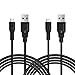 iXCC [2 Packs] 10 Feet Long Micro USB to USB 2.0 Cable, Super Durable A Male to Micro B Charge and Sync Cord for Android/Windows/MP3/Camera and Other Device