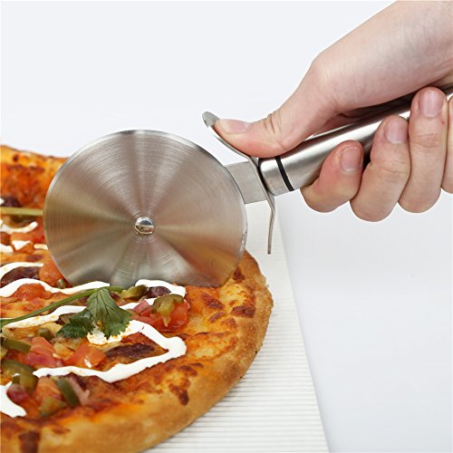 HeyLR 3.5 inch Premium Stainless Steel 18/8 Pizza Cutter Wheel Pizza