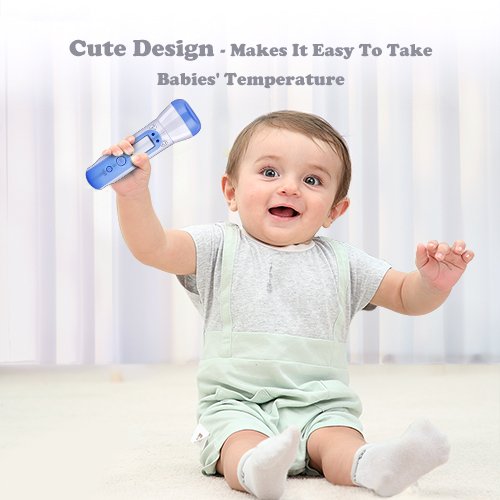 Baby Thermometer – Infrared Digital Thermometer Baby Ear And Forehead Thermometer Suitable For Baby, Infants, Toddler & Adults, Fast, Safe & Accurate Medical Thermometer - Thumbnail 5
