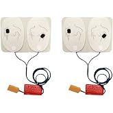 AED Trainer Pads with Pins in The Plug for Training Only,2 Pairs