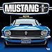 Mustang 2019 12 x 12 Inch Monthly Square Wall Calendar with Foil Stamped Cover, Ford Motor Muscle Car (English, French and Spanish Edition)