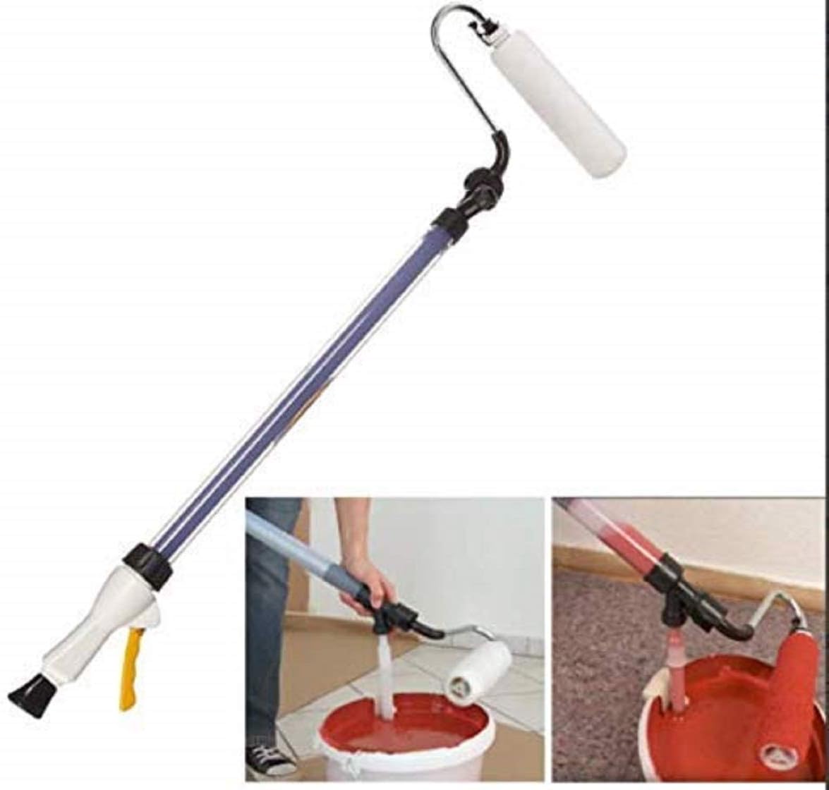 RONTENO Plastic Paint Roller Applicator for Wall Painting, 1pc(Assorted Color)