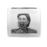 Delight eShop Hillary Clinton Toilet Paper Tissue Roll Funny Prank Joke Gag Gift 2Ply 240Sheet
