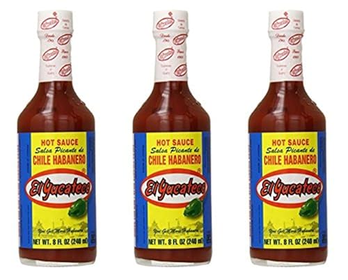 El Yucateco Chile Habanero Hot Sauce Bottle Red, 8 Ounce (Pack of 3) in  Dubai - UAE | Whizz Hot Sauce