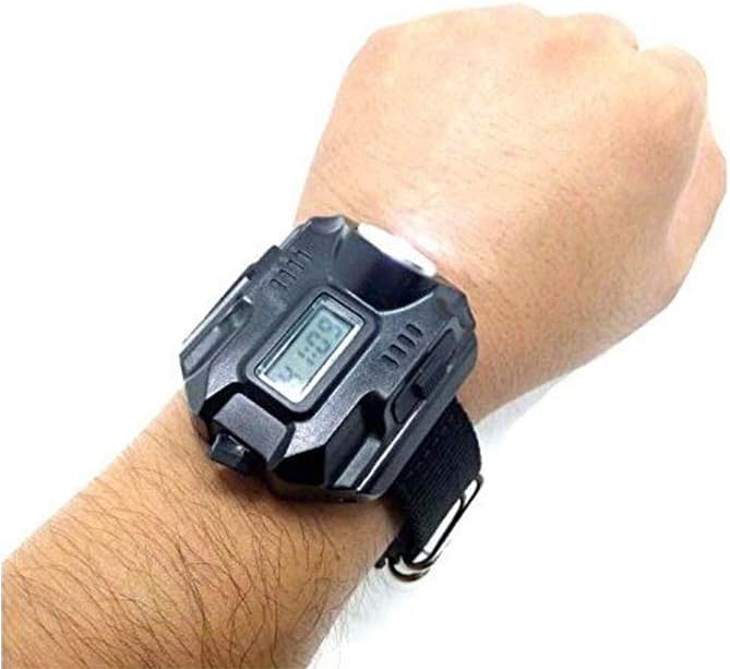 Wrist watch with built in flashlight Clearance