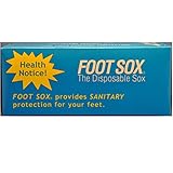 Foot Sox Original Sanitary Disposable Try on Socks (Knee High Version)