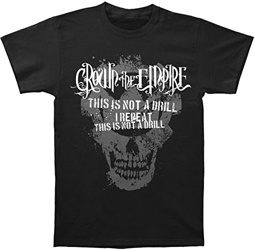 Crown The Empire Men's Not A Drill Slim Fit T-shirt Small Black