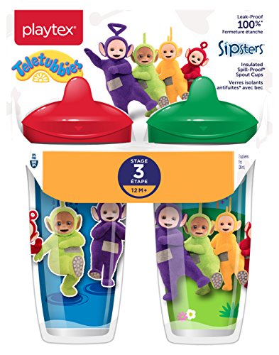 Playtex sipsters stage 3 teletubbies spill-proof, leak-proof, bre…