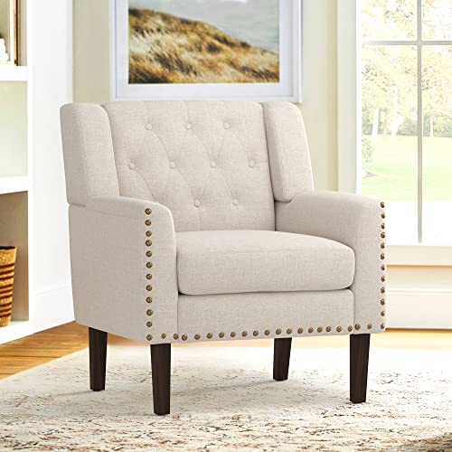 Lounge Chair Narrow Occasional Chairs LUE BONA Linen Color Linen