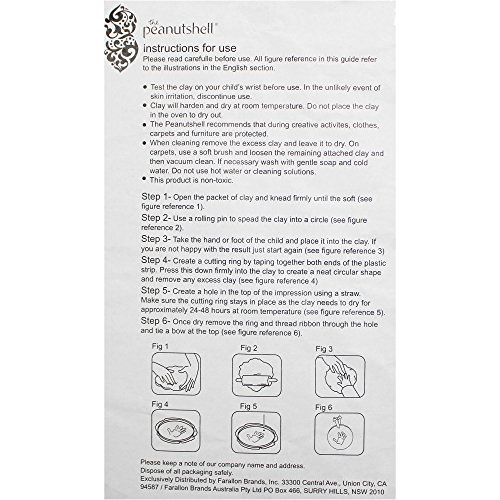 Make Four (4) Baby Handprint & Footprint Ornaments or Keepsakes - Kit Contains 4 Packages of Non-Toxic Premixed Clay - Thumbnail 3