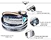 JF. Fashion Multilayer Leather Wrap Bracelet for Women Girls with Glitter Rinestones & charms