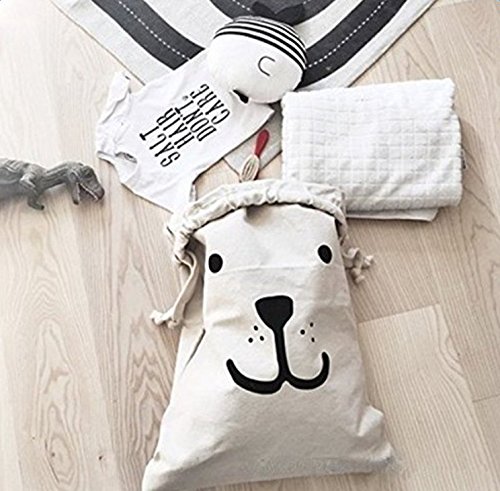 Doitsa Cesto para ropa sucia Lona Bolsas de Lavandería Cesta de