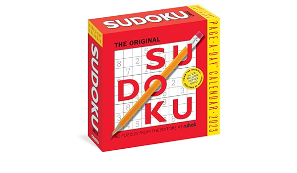 Ku Calendar Fall 2023 Original Sudoku Page-A-Day Calendar 2023: Workman Calendars: 9781523515370:  Amazon.com: Books