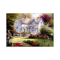 Omkuwl DIY 5D Dream House Tree Resin Diamonds Painting Villa Cross Stitch Decorative Embroidery Picture Crafts Needlework