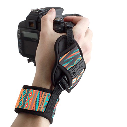 USA-GEAR-Empuadura-de-Mueca-Correa-de-Mano-para-Cmara-de-Fotos-Rflex-Compatible-con-CanonNikonSonyPentax-y-Muchas-ms-Diseo-Azteca
