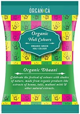 Organic 100% Natural Holi Colours Green (Organic Dhaani)