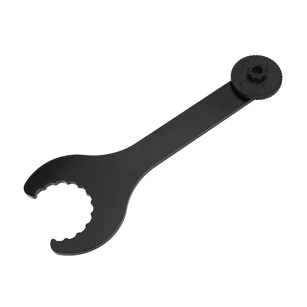 Alomejor Bicycle Wrench Carbon Steel Bottom Wrench Bracket Pedal Spanner 22CM Length Bicycle Repair Install Tool