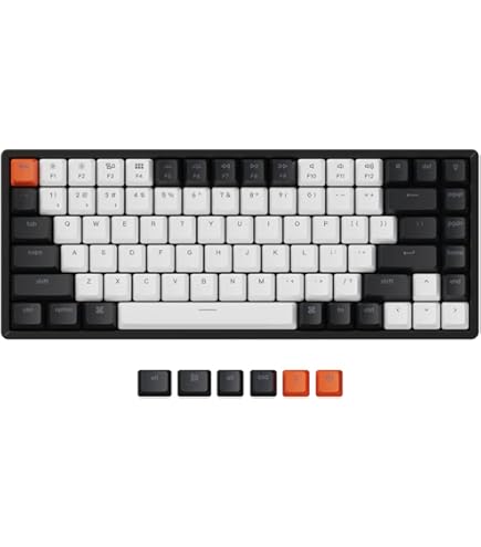 Amazon.com: Keychron K2 75% Layout 84 Keys Hot-swappable Bluetooth