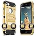iPhone 7 Plus/iPhone 6 Plus Case, Evocel [Trio Pro Series] Textured Body, Multiple Layers, & Kickstand for iPhone 7 Plus/iPhone 6 Plus/iPhone 6s Plus (5.5