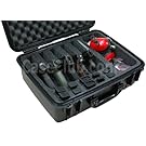 Case Club Waterproof 5 Pistol Case & Accessory Pocket with Silica Gel