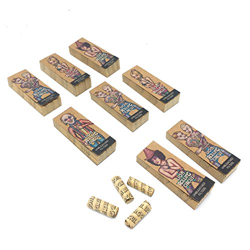 Lion Rolling Circus Rolling Papers Unbleached Filter Tips Assorted Characters Booklet 8 books = 400 Tips