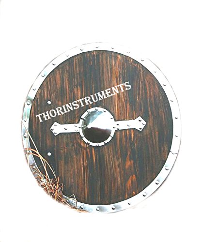 Viking Shield Steel and Dark Brown