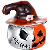 ARVALILS 925 Sterling Silver Halloween Charms for Bracelets and Necklaces Pendant Jewelry Women's Bead Charms for Women