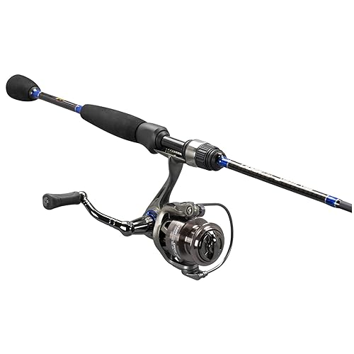 Lew's Laser Lite Spinning Reel and Fishing Rod Combo, IM6 Graphite