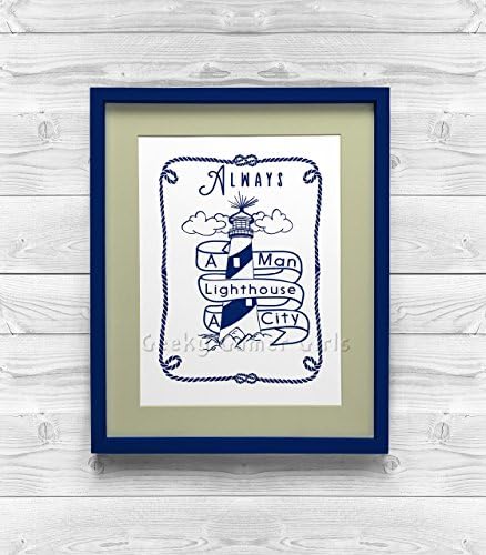 Rapture Lighthouse Poster | Bioshock travel poster | Vintage travel poster | Videogame art**NO frame or mat included** 11x17