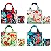 LOQI Forest Collection Pouch Reusable Bags, Multicolored, Set of 4