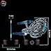 3D Optical Illusion Night Light - 7 LED Color Changing Lamp - Cool Soft Light Safe for Kids - Solution for Nightmares - Star Trek USS Starship Enterprise