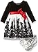 Bonnie Baby Girls' 18 Months Long Sleeve Stretch Velvet Party Dress, Black